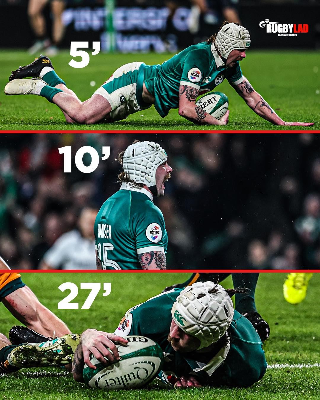Mack Hansen Shines with Hat-Trick for Ireland - Daramalan Proud!